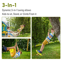 IFoyo kids enjoying backyard swing for active outdoor play