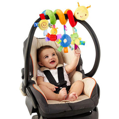 Ifundom car seat toys spiral wrap on stroller handle promotes tactile exploration.
