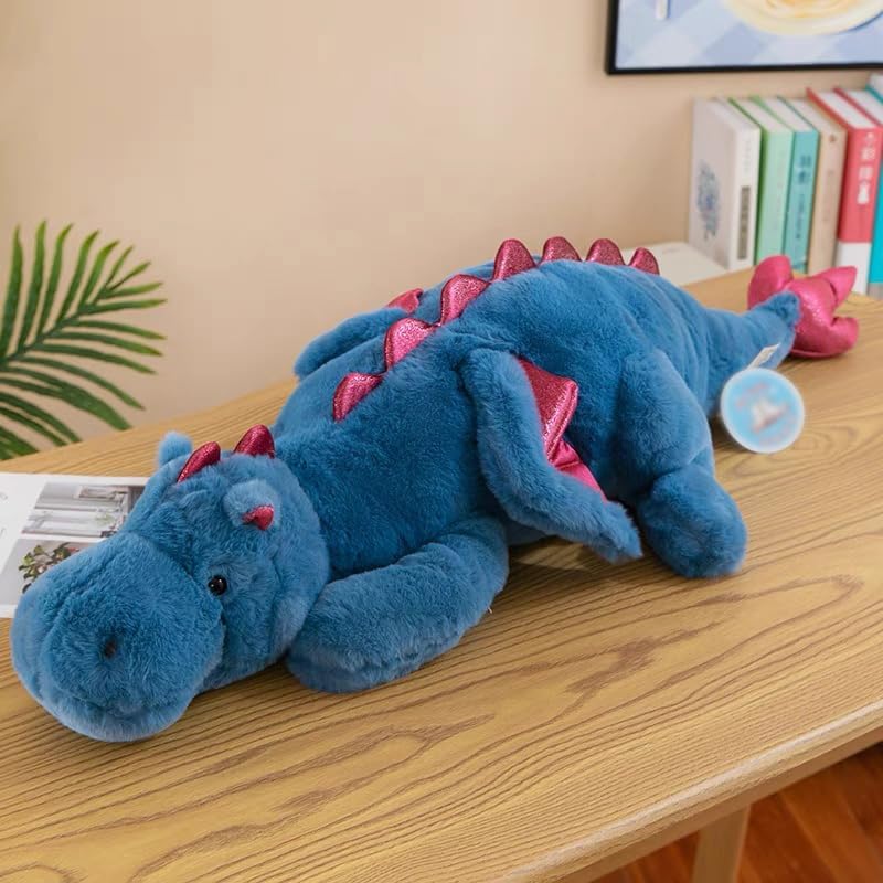 IFX24 blue dragon plush color variants available for versatile decor