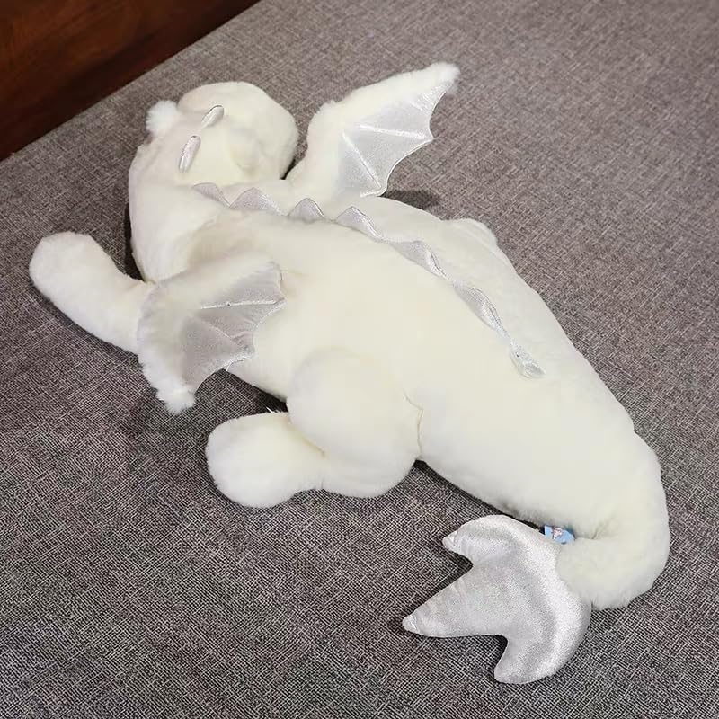 IFX24 giant dragon plush in blue, perfect for cozy play and room décor.