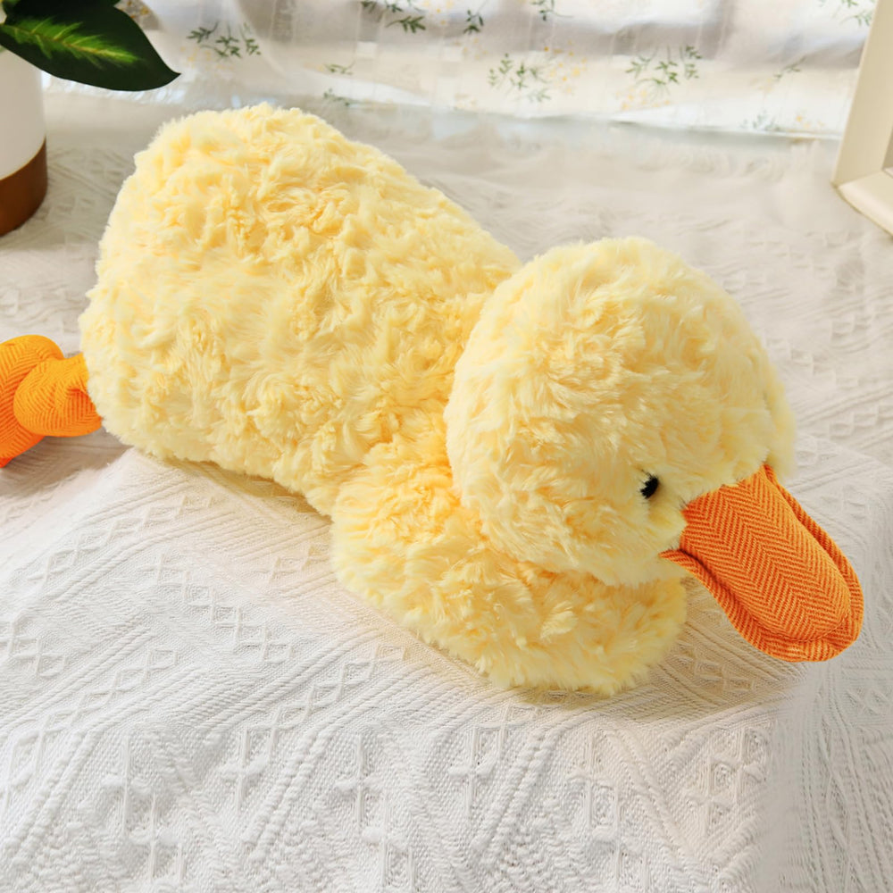 IFX24 weighted duck plush ready for bedtime snuggles and sleepovers