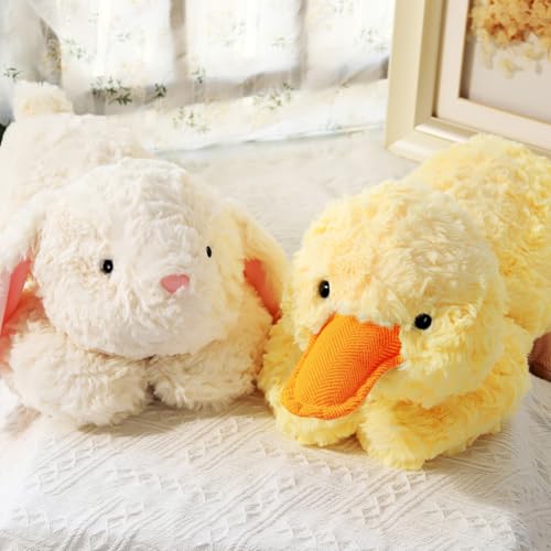 IFX24 weighted duck plush full-body view shows the perfect cuddle partner