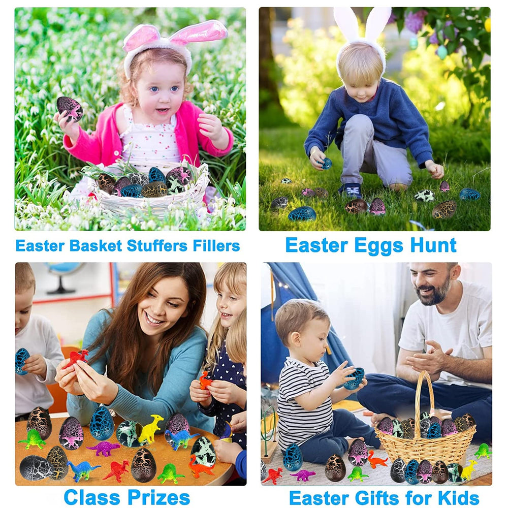iGeeKid eggs pictured in a gift basket for Easter