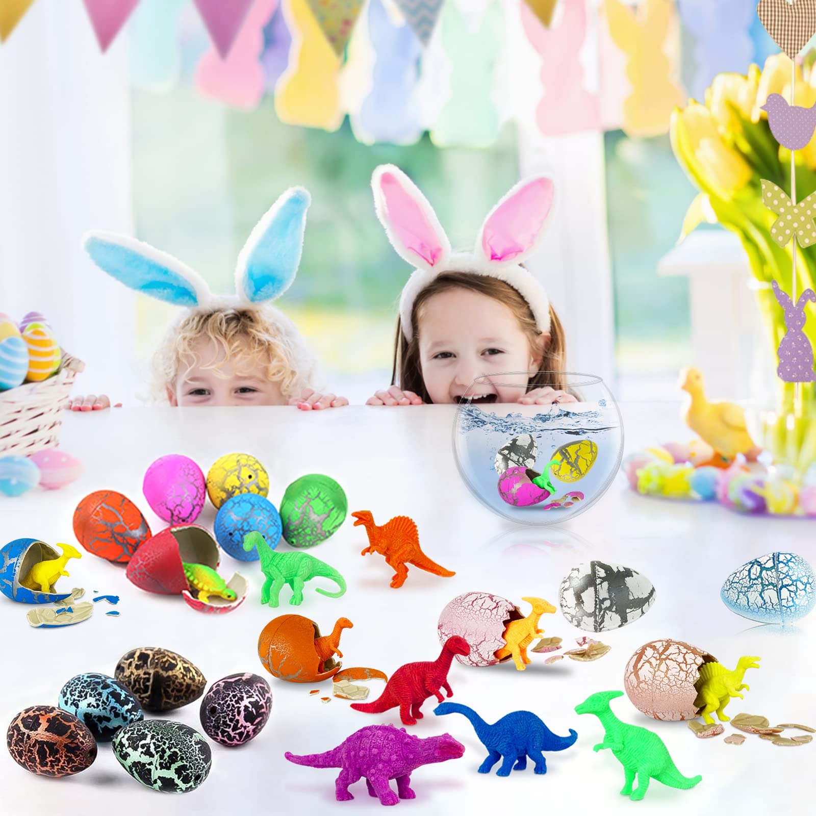 iGeeKid eggs in multiple colors ready for play