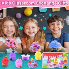 igeekid gift set with slime cups cards and transparent bags for gifting