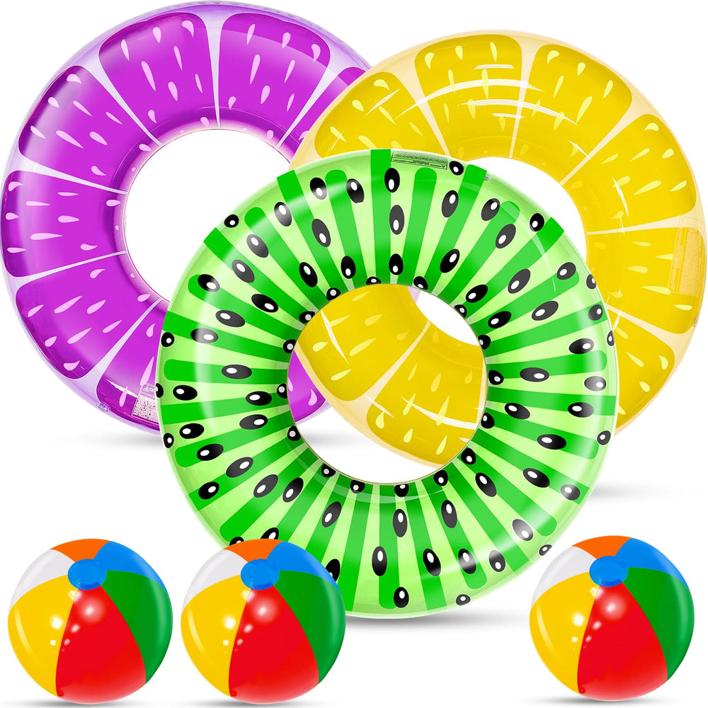 iGeeKid Kiwi pool float, 30-inch durable toy for kids in the pool.