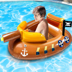 iGeeKid pirate ship pool float ready for imaginative water play and sunny days