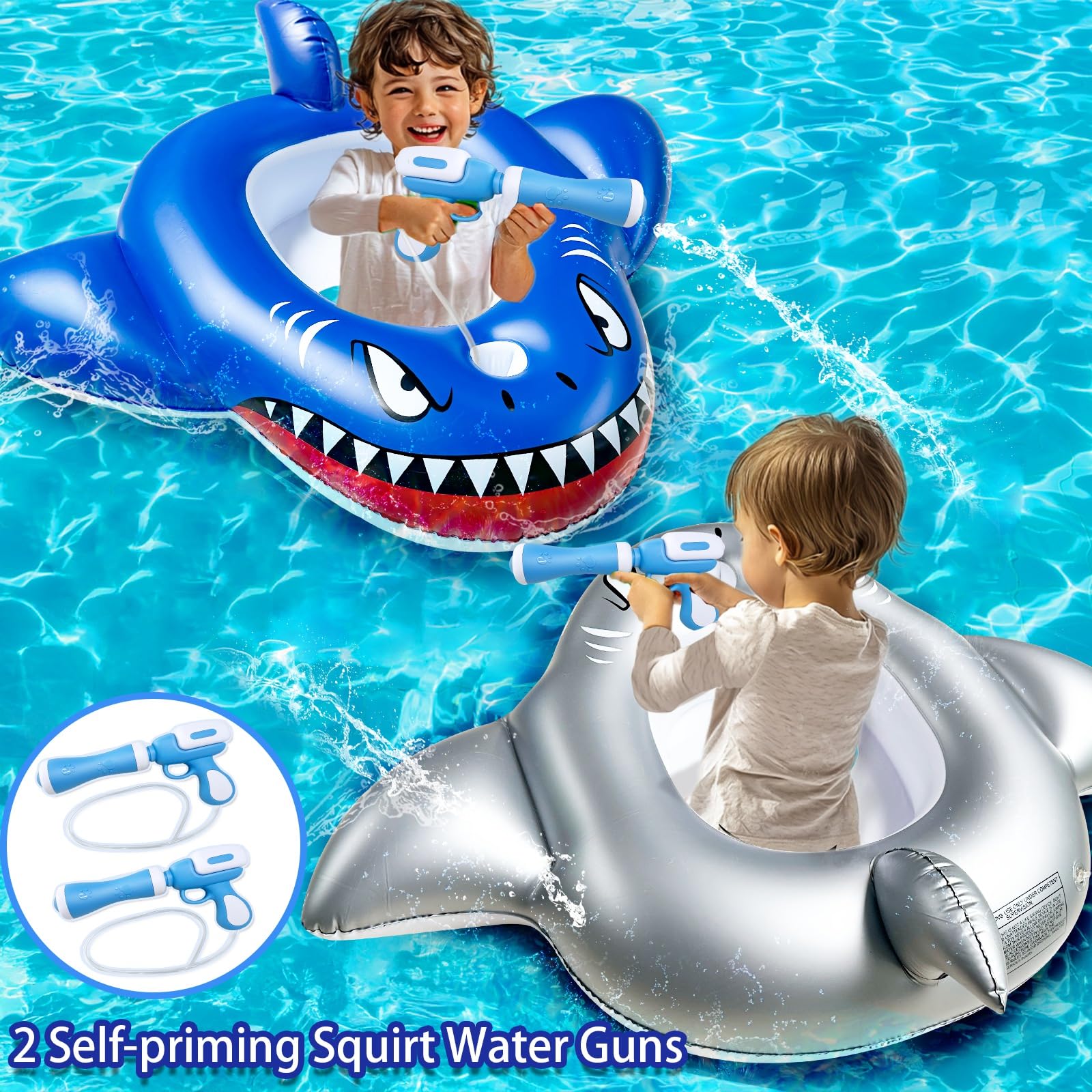 iGeeKid premium PVC material withstands splashy summer fun
