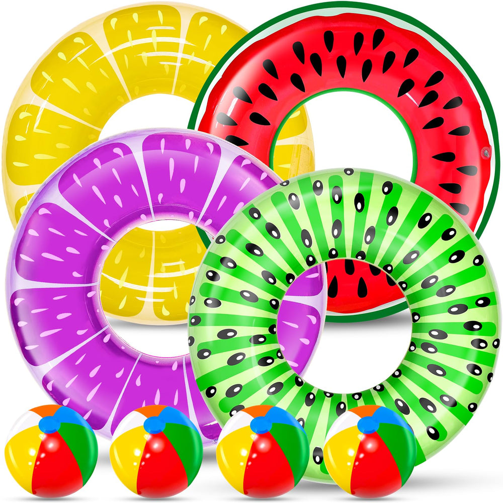 iGeeKid watermelon pool float for kids' pool fun, easy to inflate