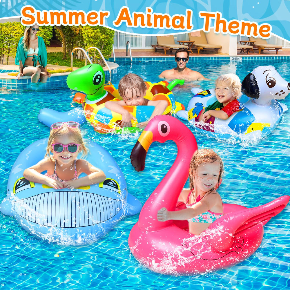 iGeeKid whale pool float offers stable support during splashy sessions