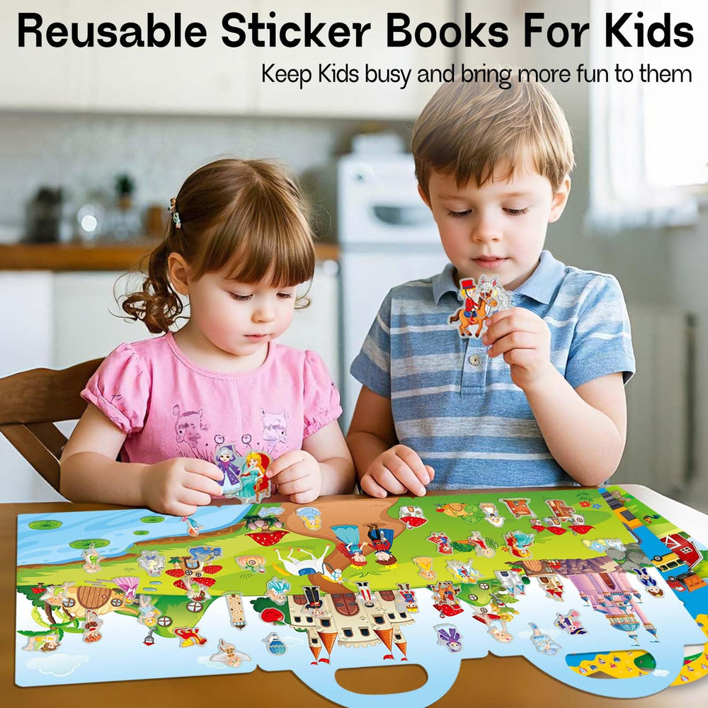 iGetooy portable sticker book with handle for travel