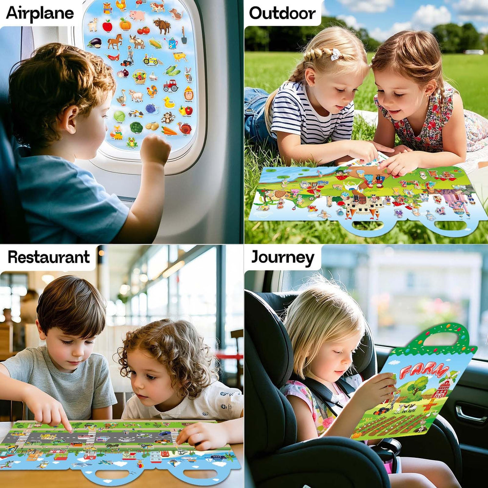 iGetooy sticker book storage pocket keeps stickers organized