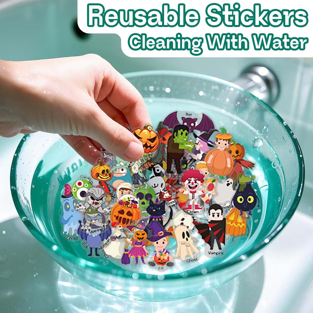 iGetooy Halloween stickers ideal for car rides and travel activities.