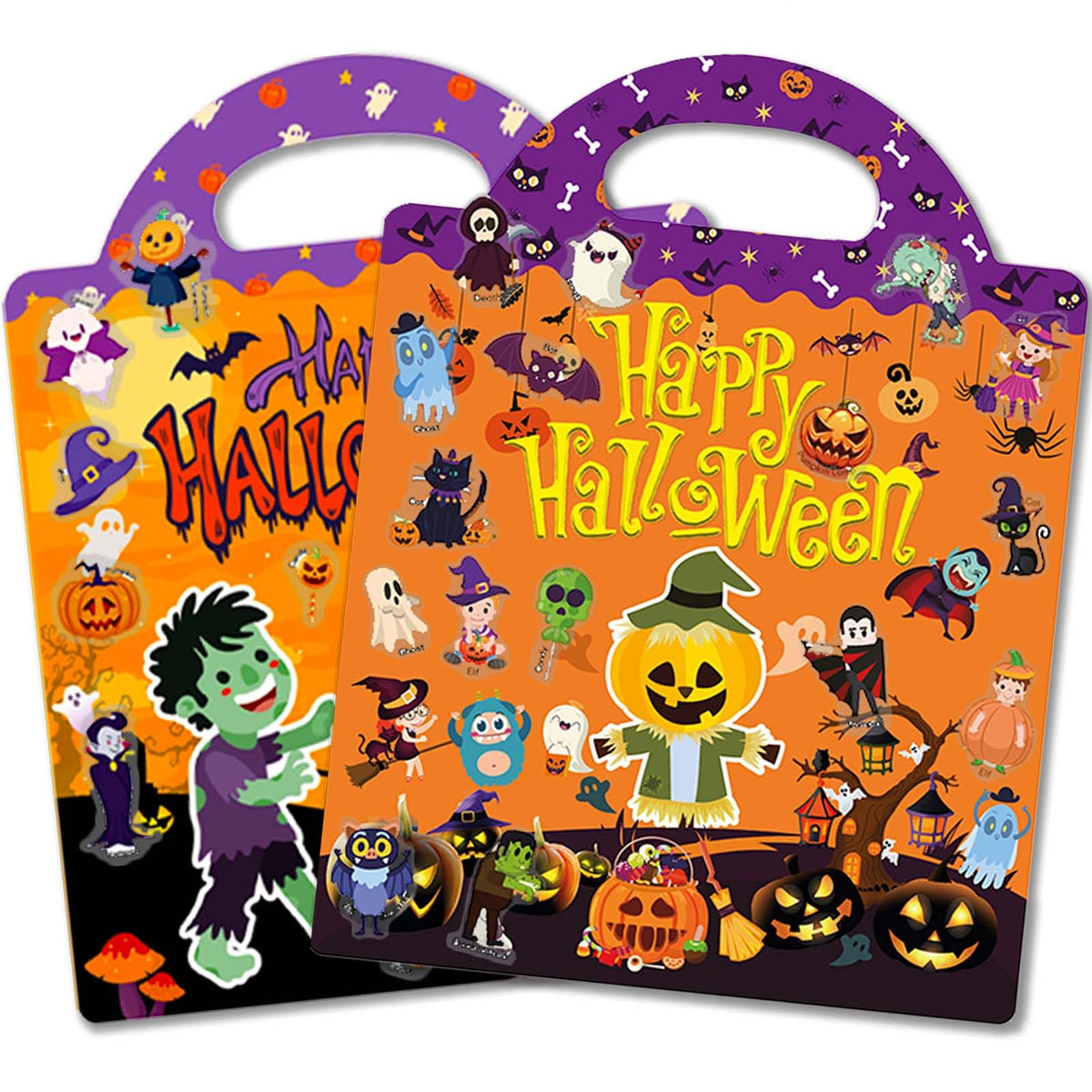 iGetooy halloween-sticker-book-cover: kid-friendly on-the-go fun