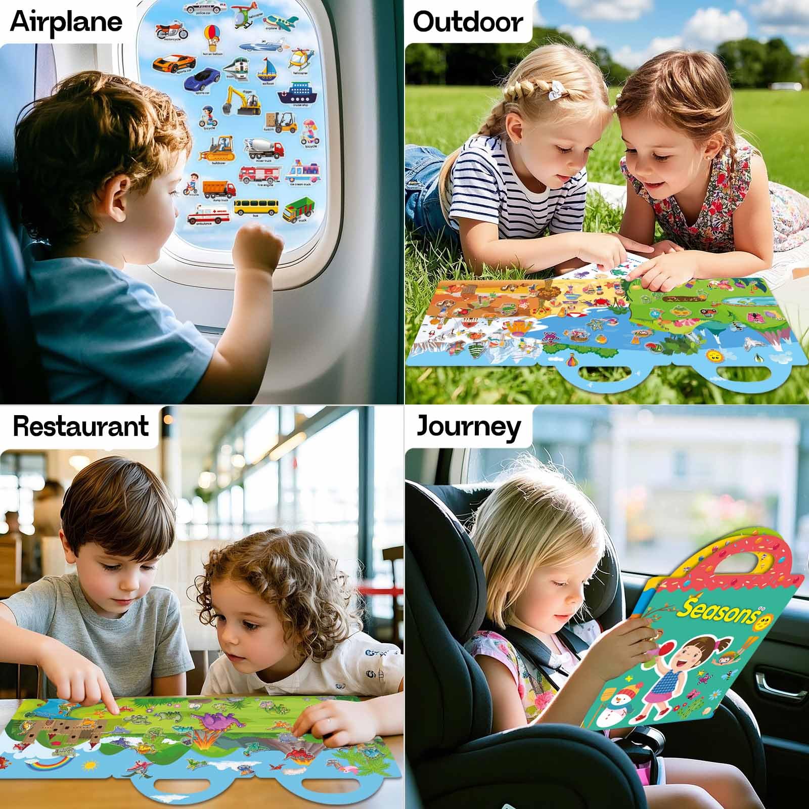 iGetooy igetooy-stickers-on-windows-mirrors: sticks to smooth surfaces for creative play.