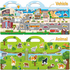 iGetooy dinosaurs set stickers spark curiosity and word recognition during play
