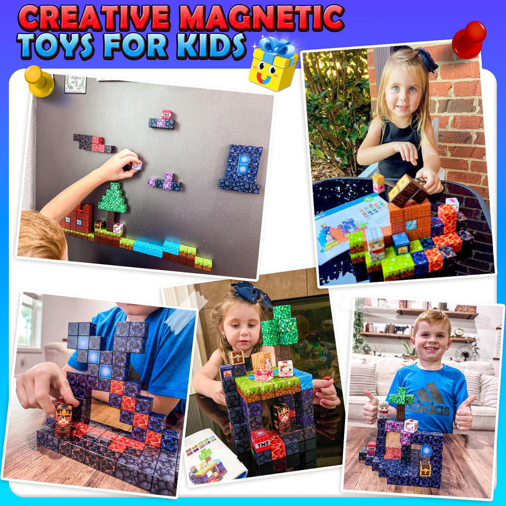 IGIVI Magnetic Blocks colorful assembly to boost STEM learning through play