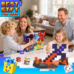 IGIVI Magnetic Blocks durable tiles for stable structures and easy stacking