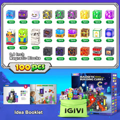 IGIVI magnetic blocks knight treasure scene promoting collaborative building and storytelling