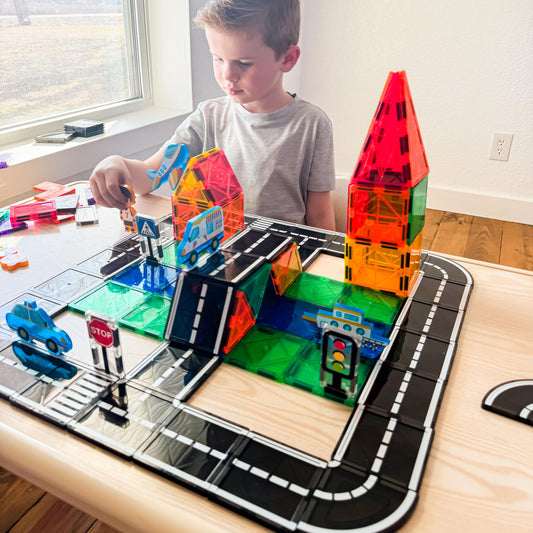 IGIVI magnetic road toppers to create interactive street layouts