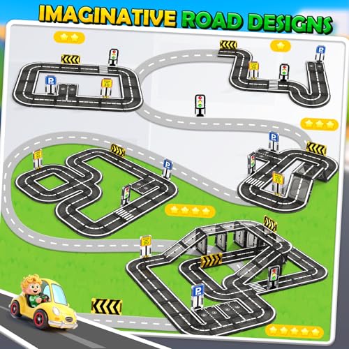 IGIVI road signs facilitate planning layouts and storytelling in play.