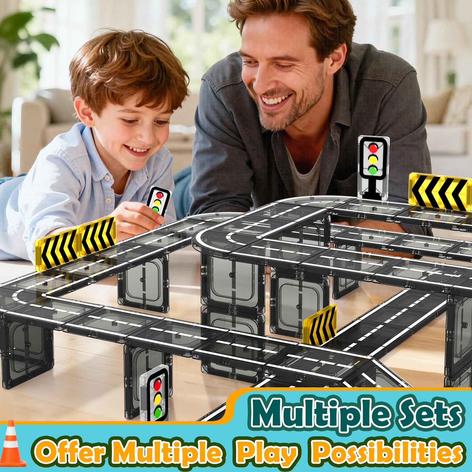 IGIVI road tiles travel-friendly set for family gatherings and portable learning.