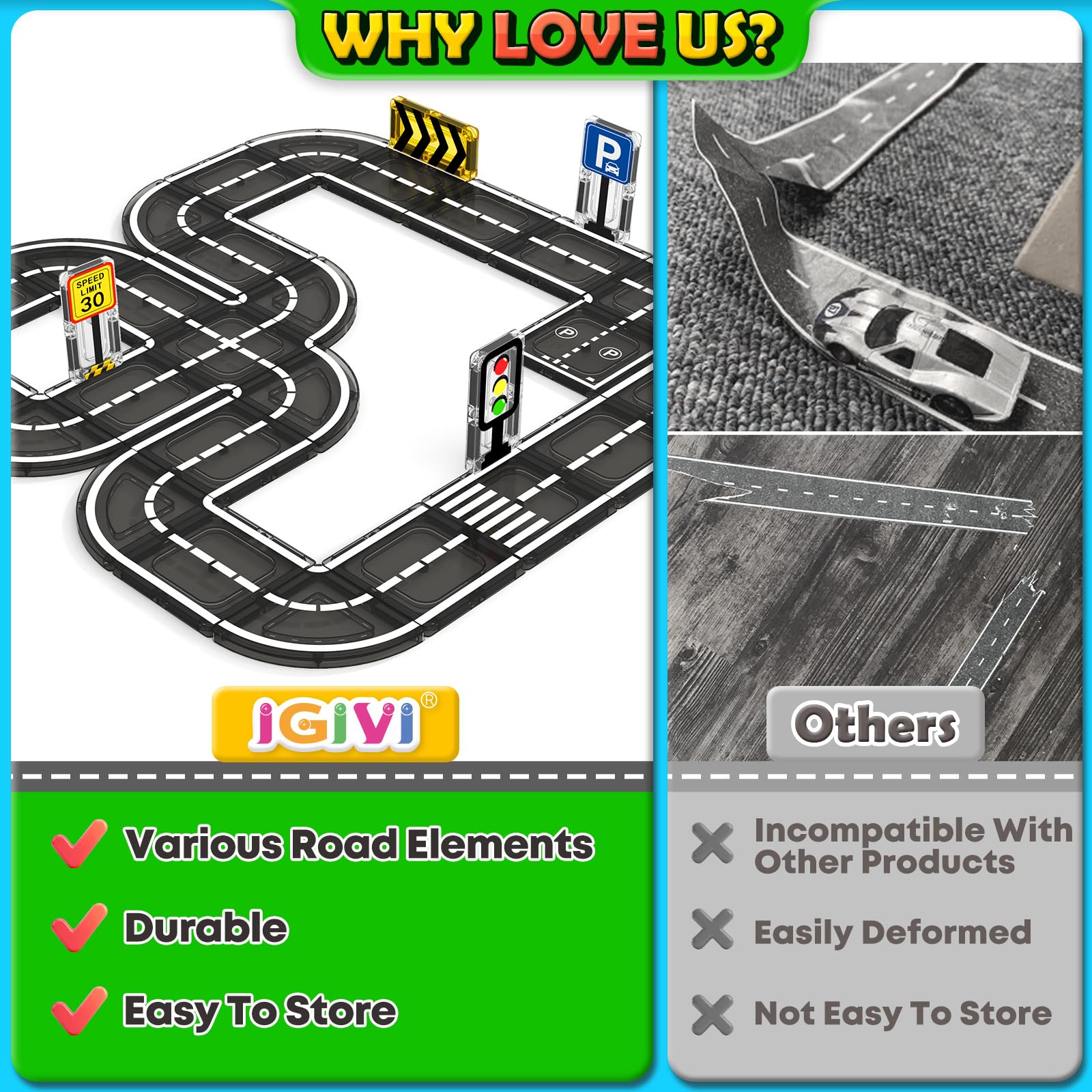 IGIVI traffic light piece enabling realistic traffic simulations