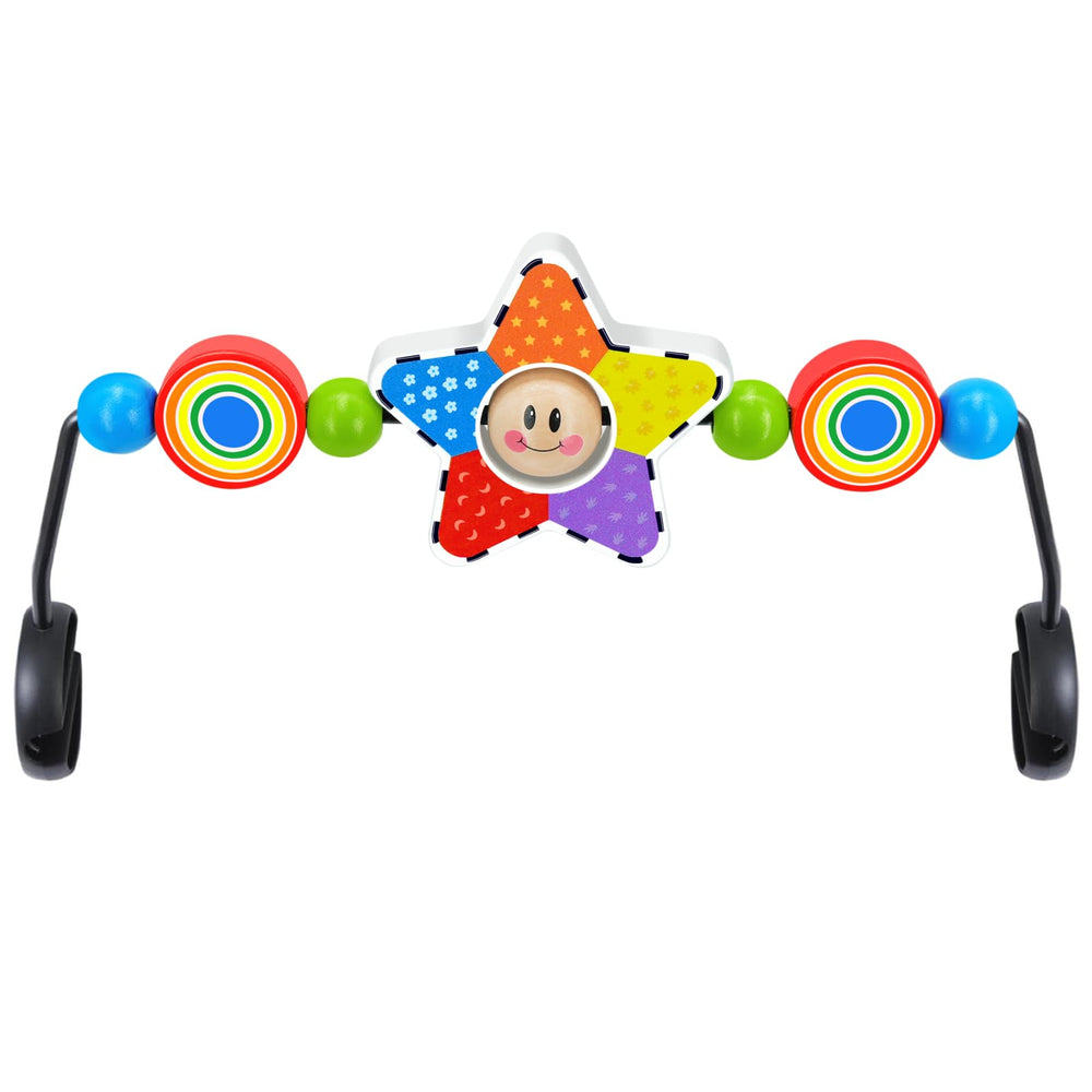 iGRATENS Baby Bjorn Bouncer Toy Bar with colorful pendants to spark visual exploration