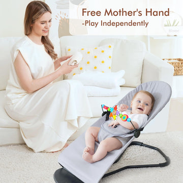 iGRATENS Natural Beech Wood bar offering safe, tactile play for babies
