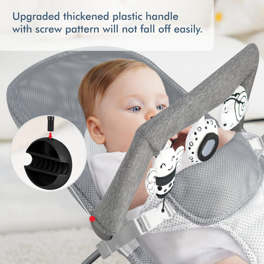 iGRATENS easy attach and remove toy bar for quick setup