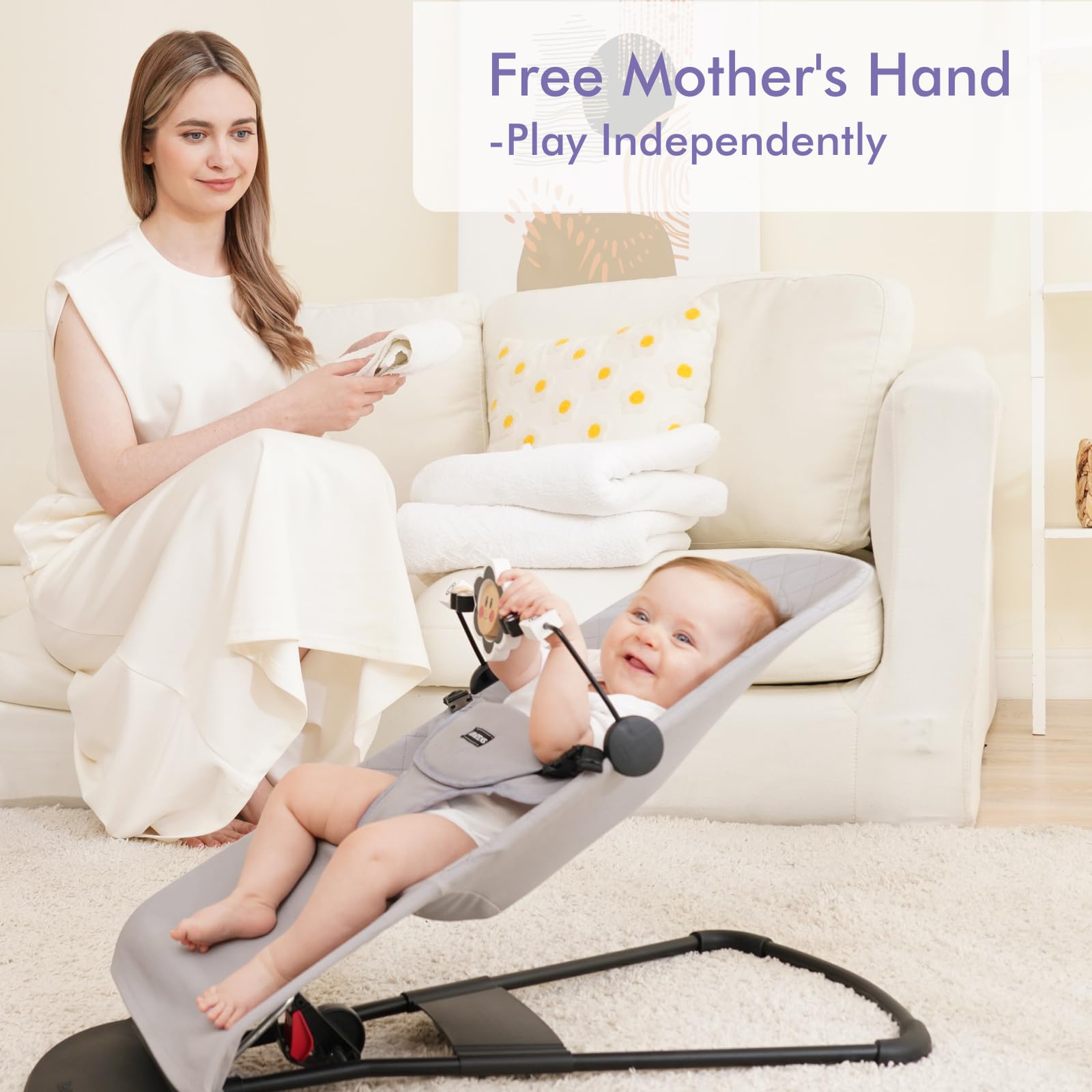 iGRATENS compatible with Bliss and Balance Soft bouncers for versatile setup.
