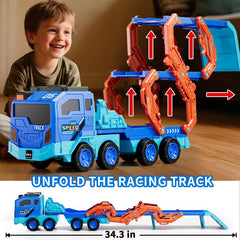 ihaha 34-inch unfolded race track for extended racing fun