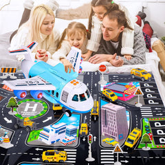 ihaha spray airplane toy abs plastic construction for sturdy use