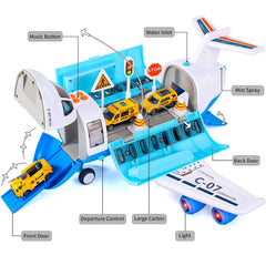 ihaha spray airplane toy cabin holds six cars for pretend missions