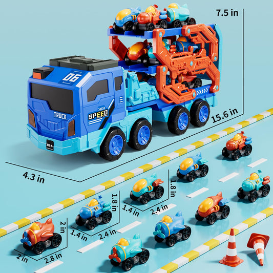 ihaha tracks and 9 race cars storage keeps play tidy and ready