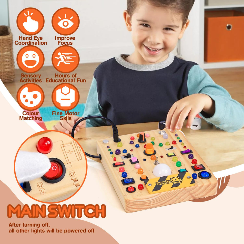 iHarPro busy board master power switch saves battery life.