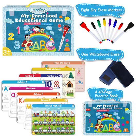 iHarPro Montessori learning activity promotes early literacy and concentration.