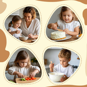 IHFAIO toddler knife small rounded tip for safe cutting.