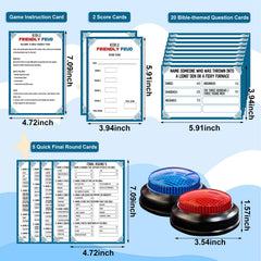 IIDEA Bible Feud cards ready for quick quiz setup and shared learning.