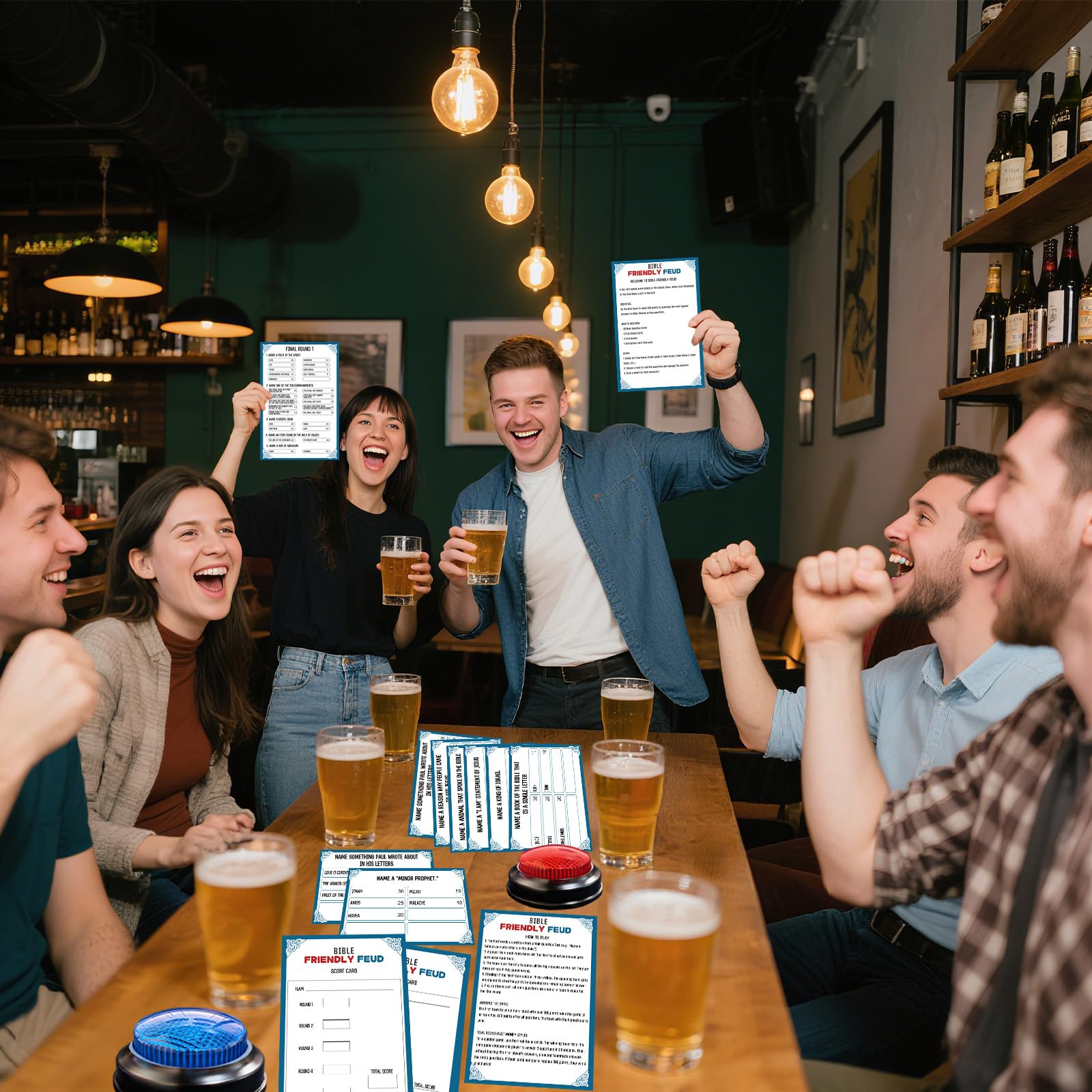 IIDEA Bible Feud fits Easter parties, church events, and celebrations.