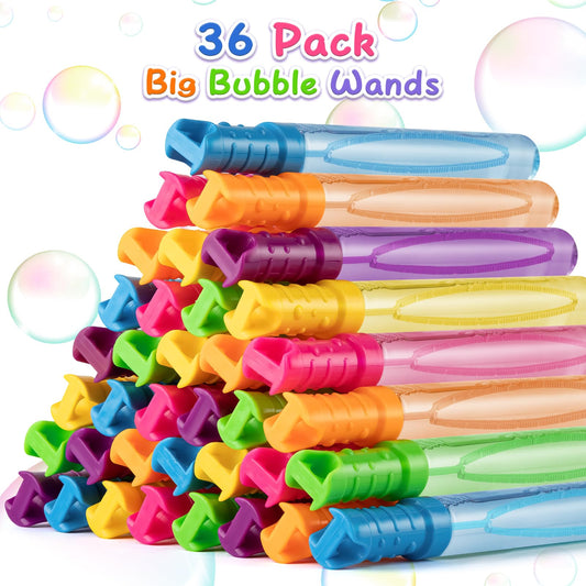 IJIGU neon colors bubble wand set for eye-catching bubbles at parties