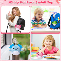 IJIGU axolotl plush green keychain is bright and cuddly