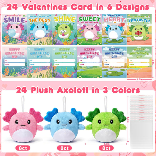 IJIGU axolotl plush pink keychain adds cheerful school gift option