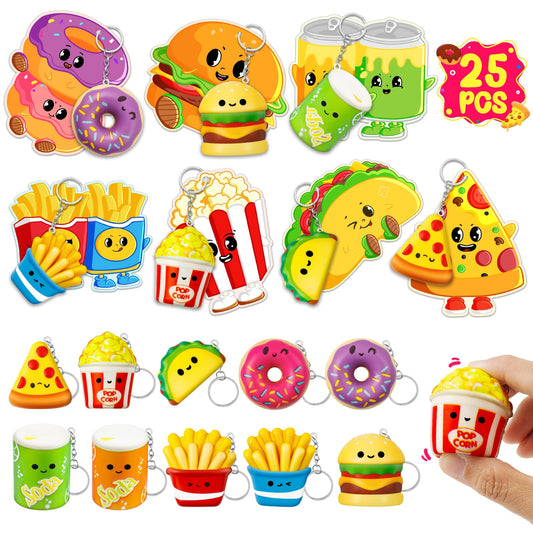 IJIGU Valentines kids cards burger design for classroom exchanges and friendship building