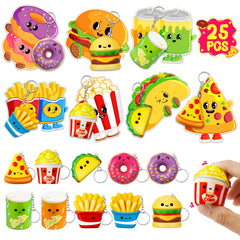 IJIGU Valentines kids cards burger design for classroom exchanges and friendship building