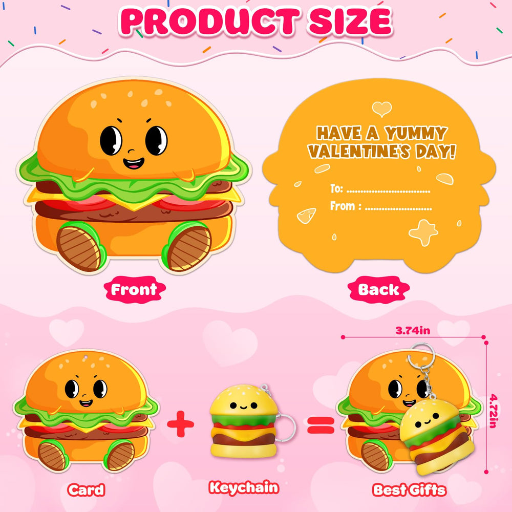 IJIGU Valentines kids cards tacos design for fun and greetings