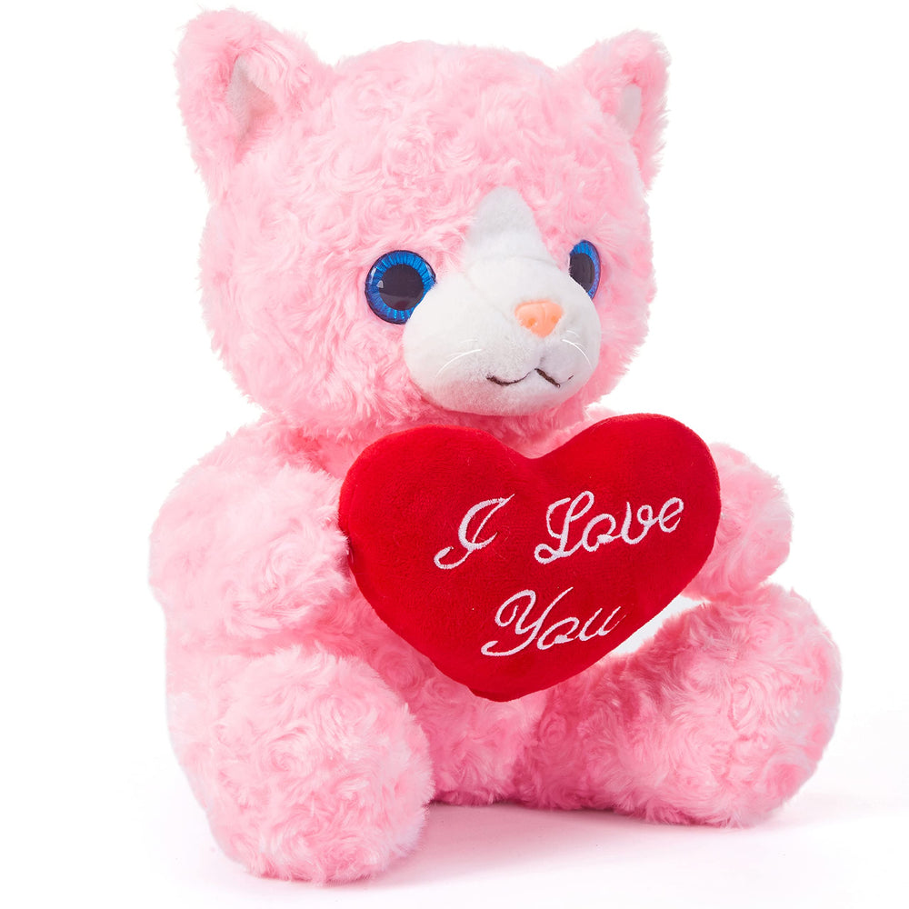 IKASA cat plush soft fur closeup shows cozy texture.
