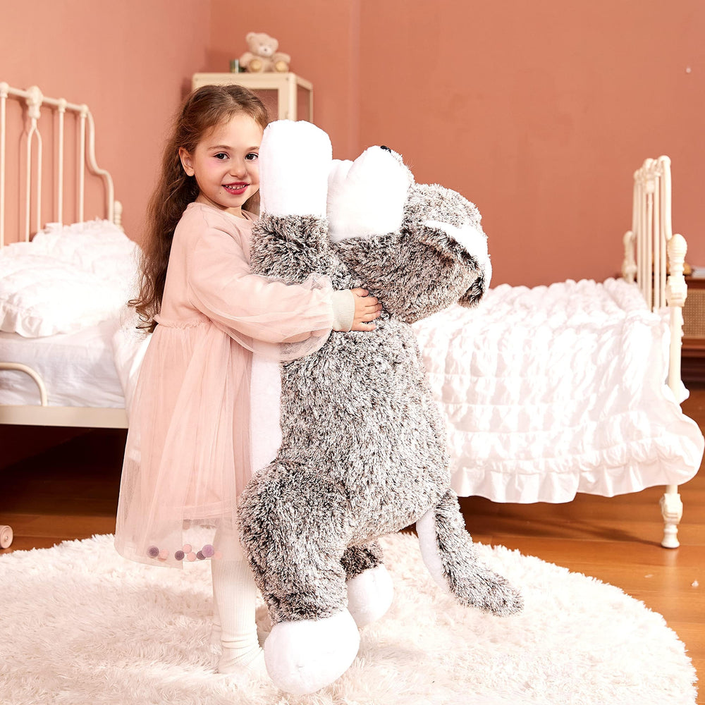 IKASA giant wolf in a cozy bedroom décor scene.