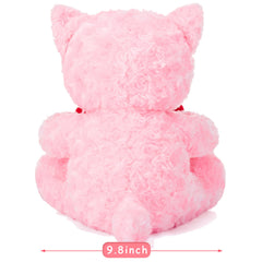 IKASA heart-message plush highlights a charming Valentine’s gift.