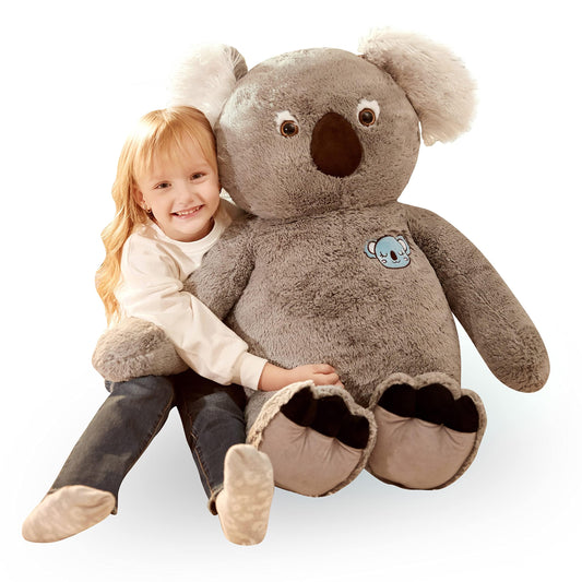 IKASA 30-inch giant koala plush ideal for cozy hugs and decor.